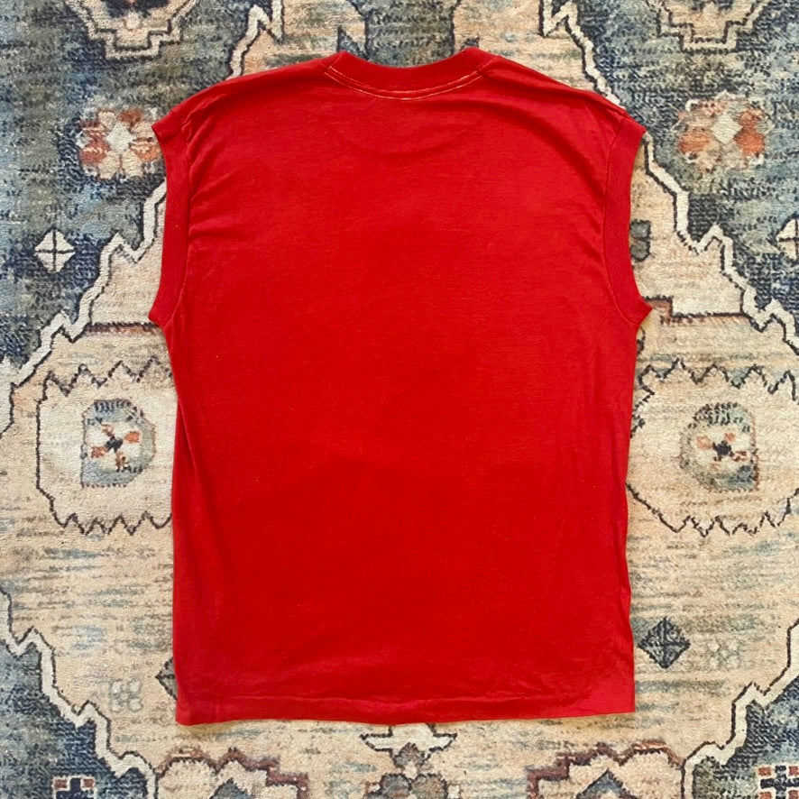 80s Drunken State Red Tank Top