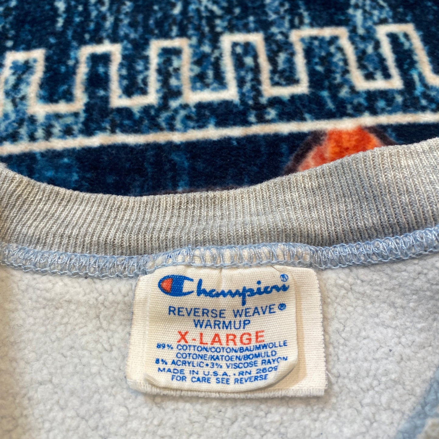 90s Champion Reverse Weave blank grey crewneck