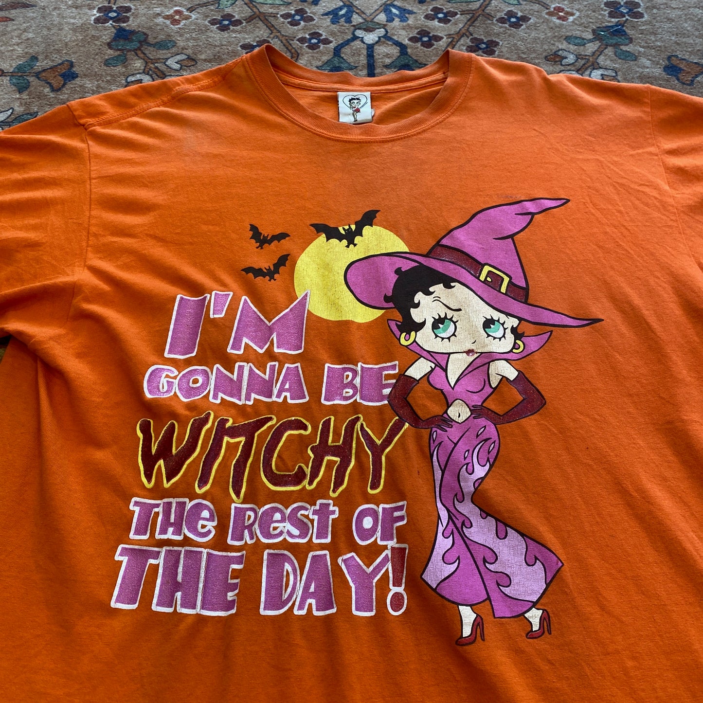 Y2K Betty Boop Witchy tee