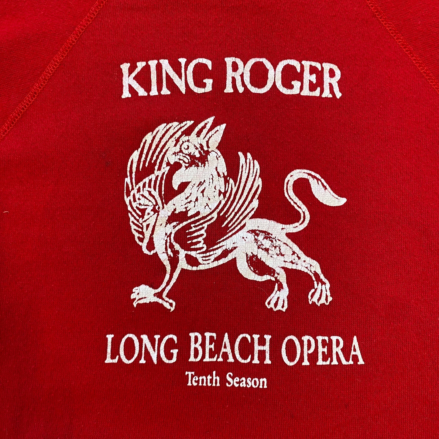 80s Long Beach Opera King Roger crewneck sweater