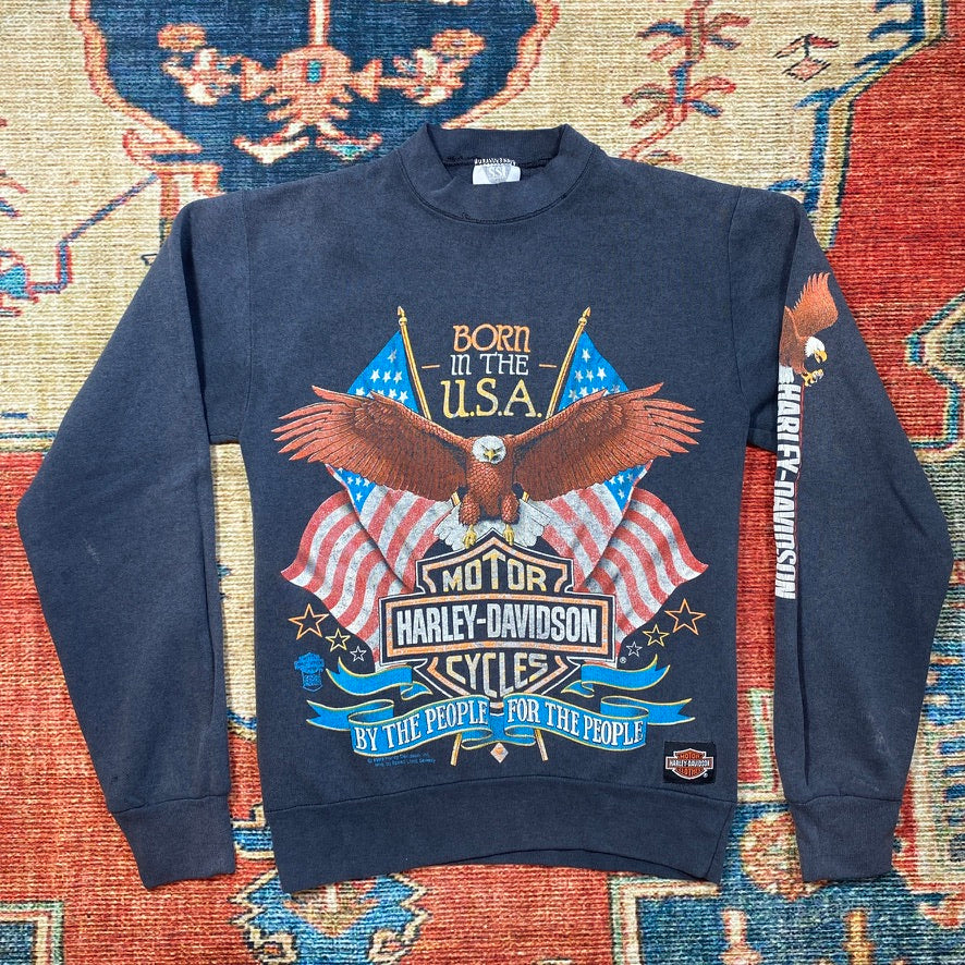 1989 Harley Davidson Born in the USA crewneck