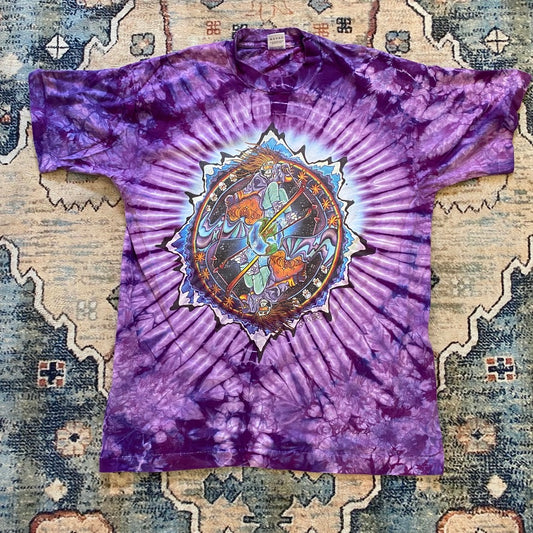 90s Grateful Dead Jester T's Tie Dye Skiier Tee