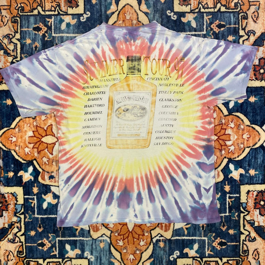 1997 The Allman Brothers Band Tie Dye Tour Tee