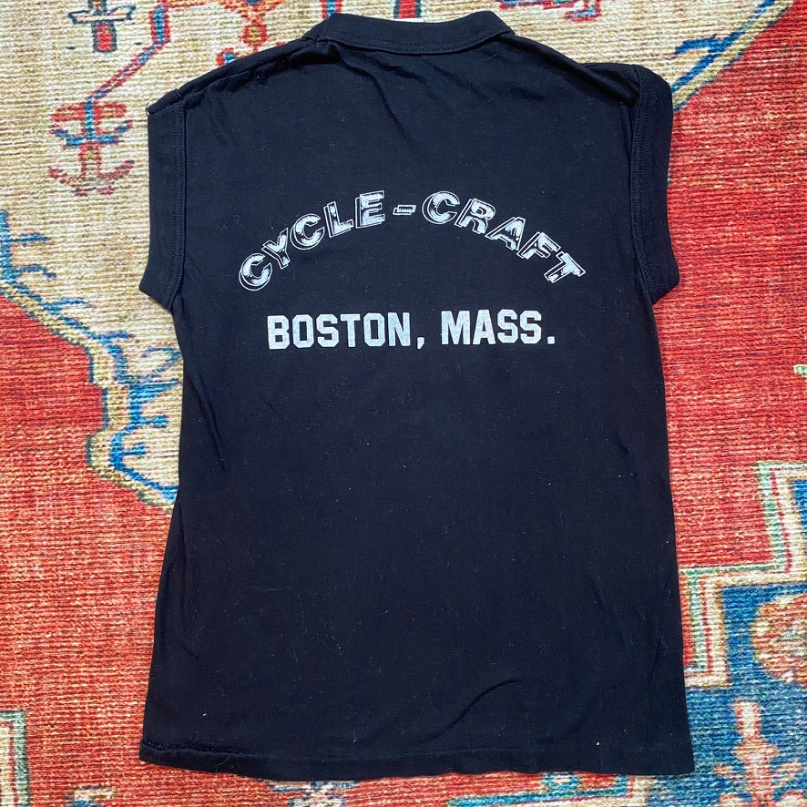 80s Harley Davidson eagle Boston tank