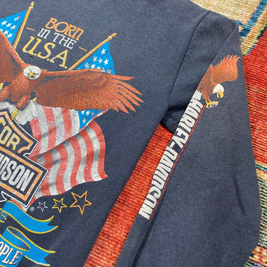 1989 Harley Davidson Born in the USA crewneck