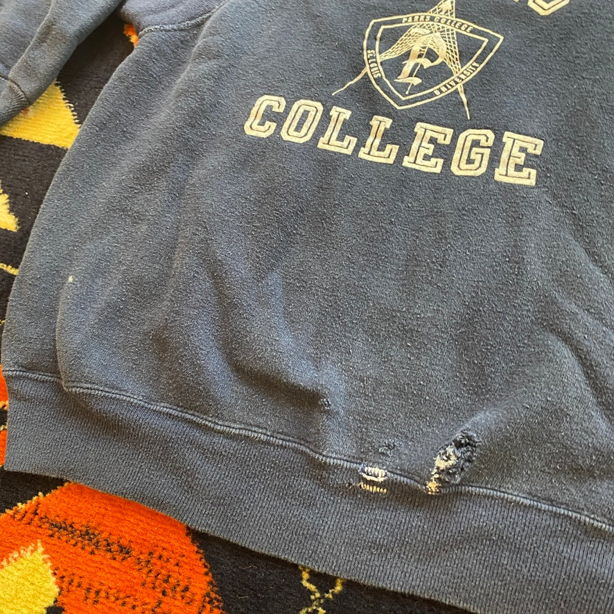 60s Champion Running Man Park College flocked print crewneck