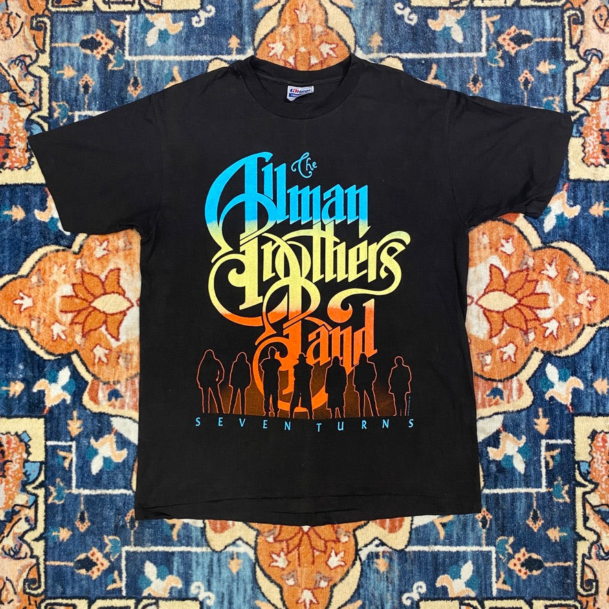 1990 Allman Brothers Band Seven Turns Tour Tee