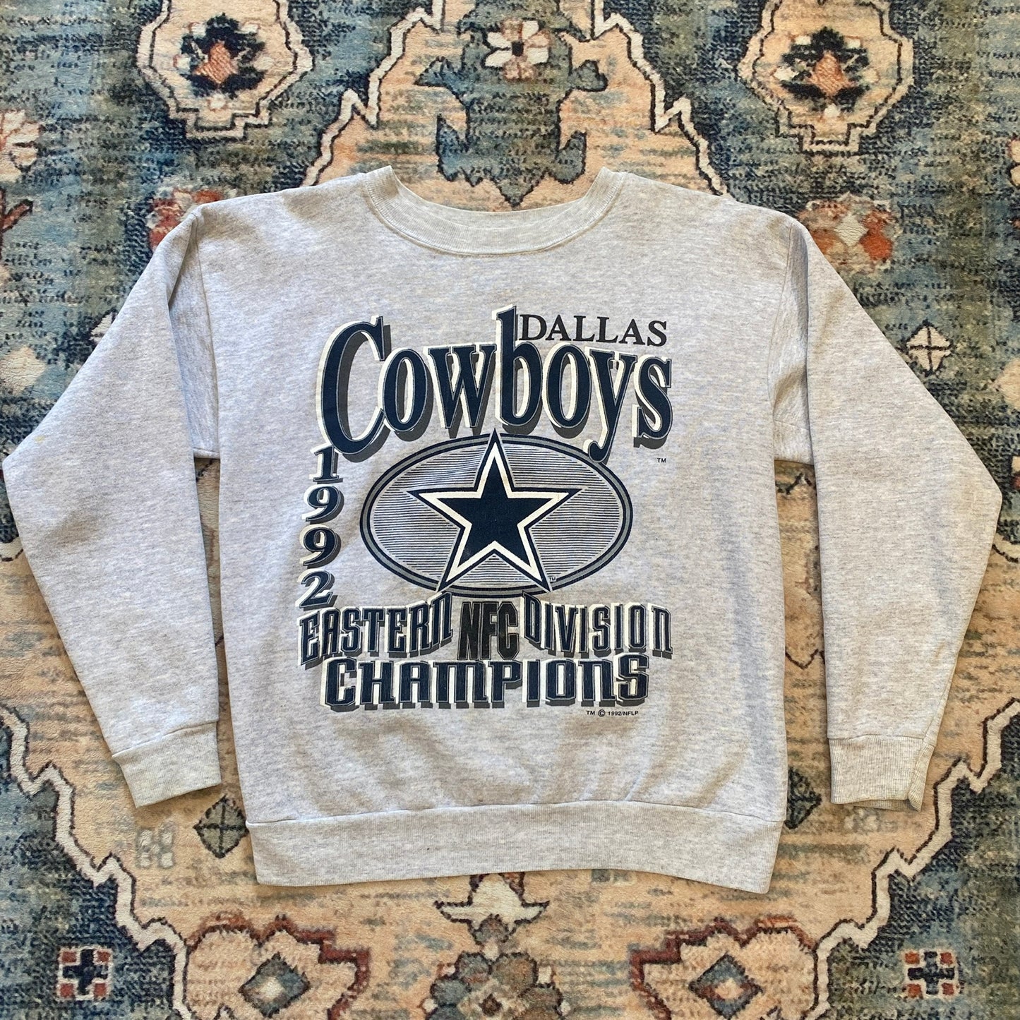 1992 Dallas Cowboys Division Champions crewneck