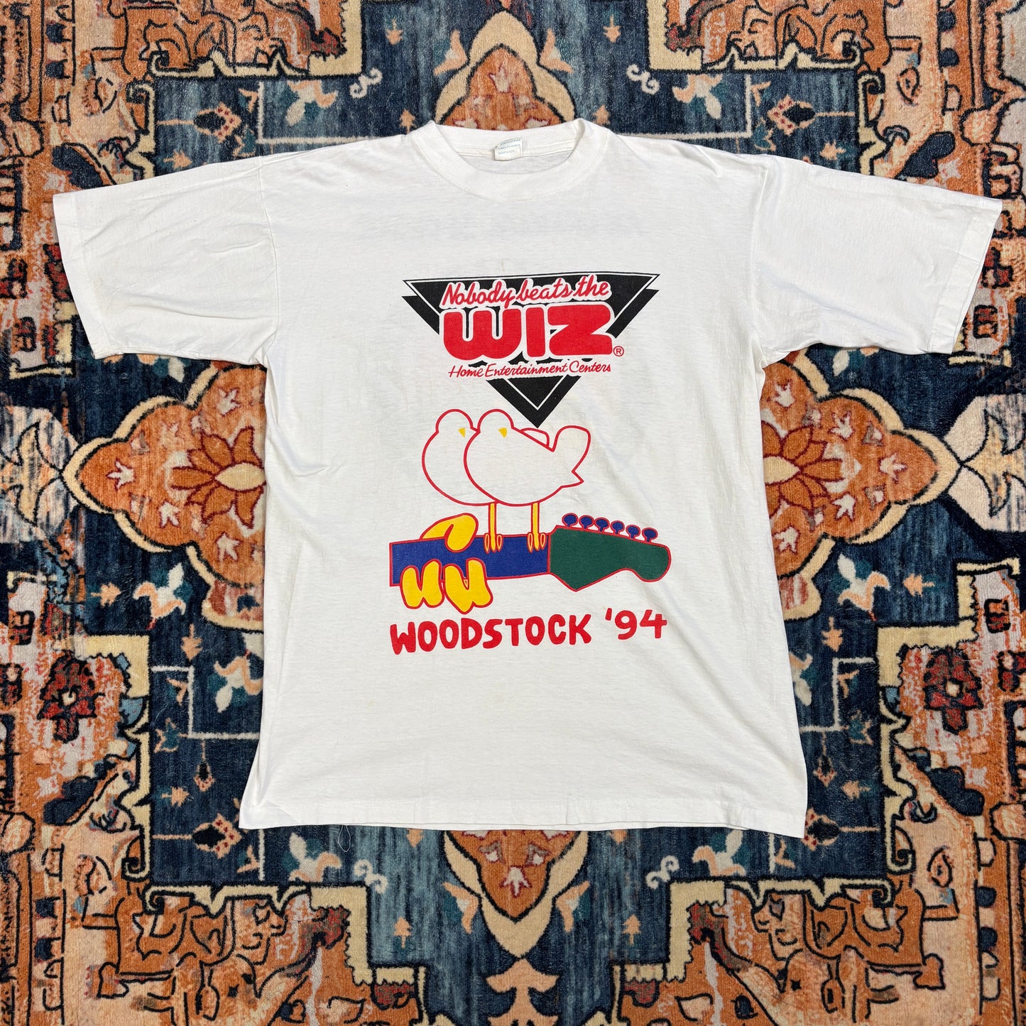 1994 Nobody Beats the Wiz Woodstock Tee