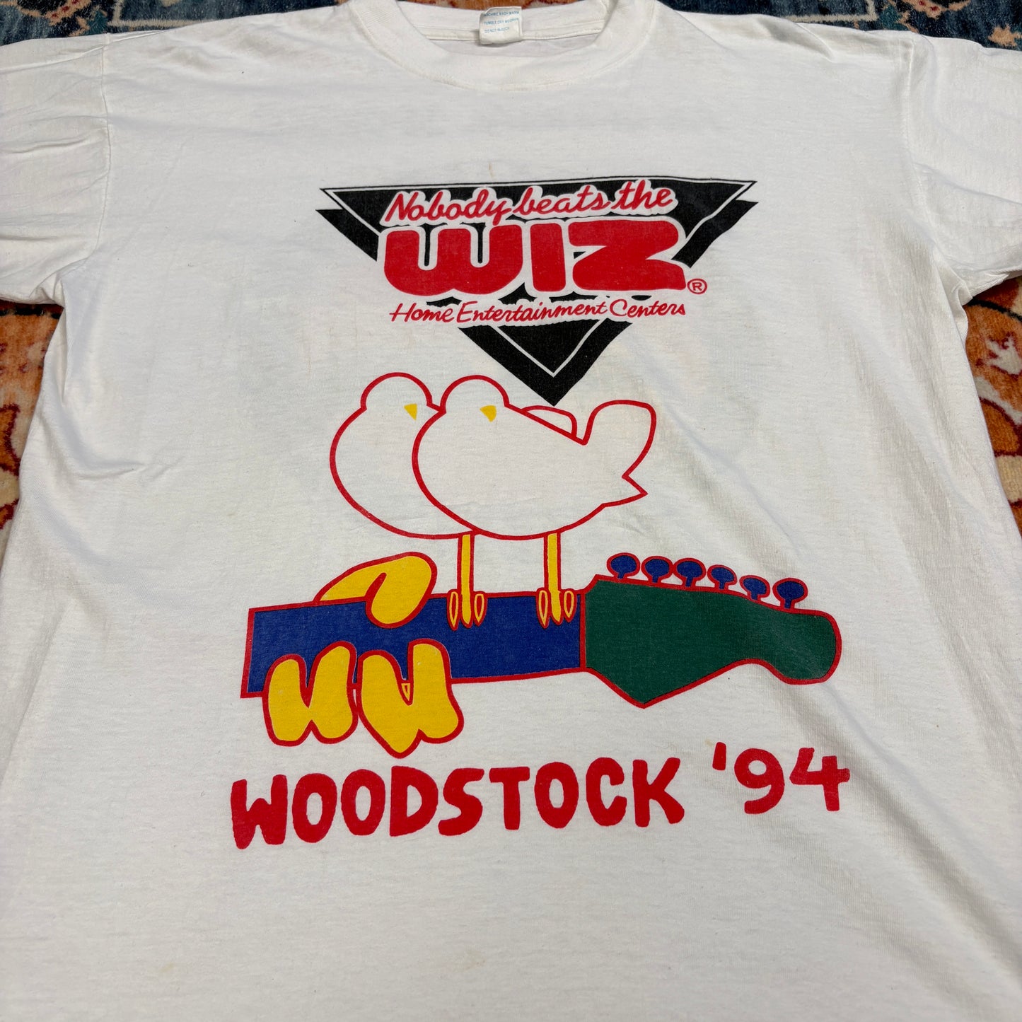 1994 Nobody Beats the Wiz Woodstock Tee