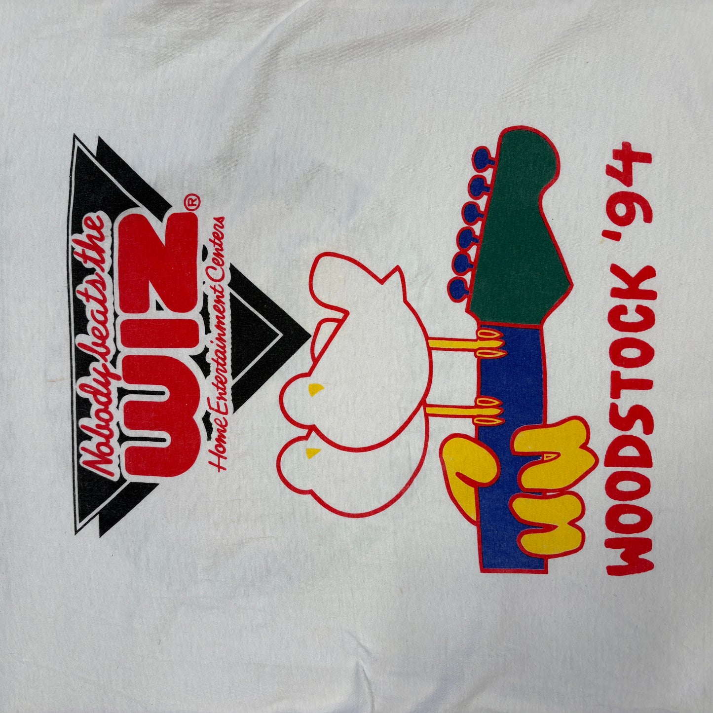 1994 Nobody Beats the Wiz Woodstock Tee