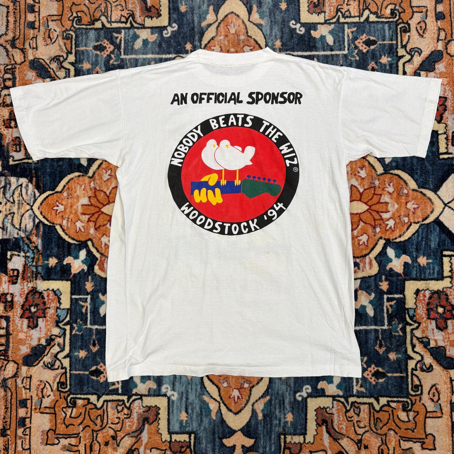 1994 Nobody Beats the Wiz Woodstock Tee