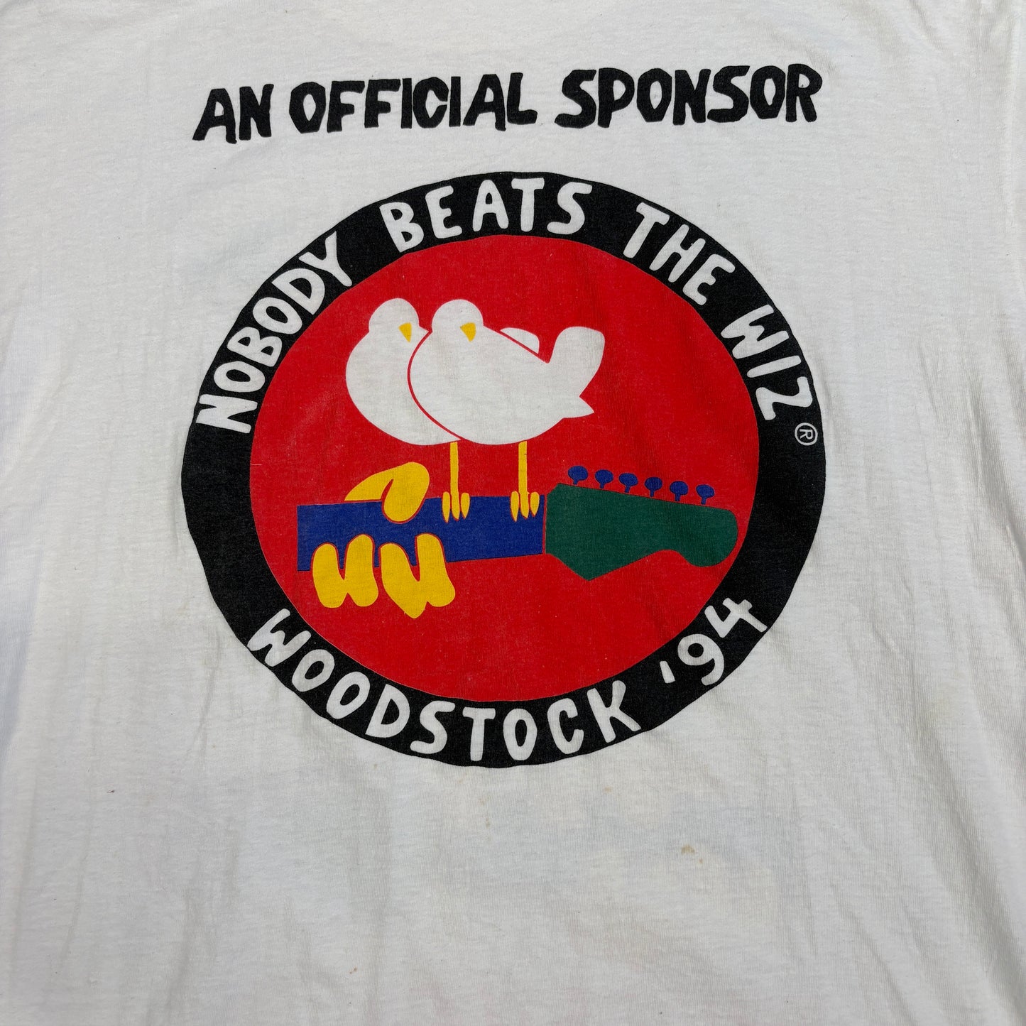 1994 Nobody Beats the Wiz Woodstock Tee