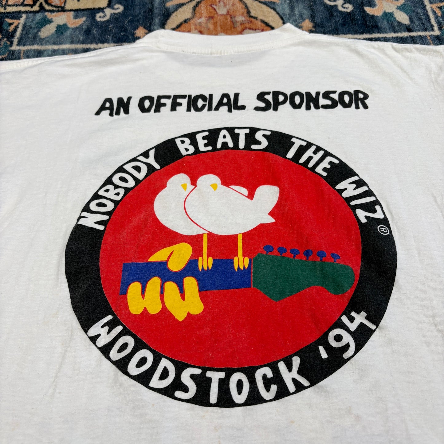 1994 Nobody Beats the Wiz Woodstock Tee