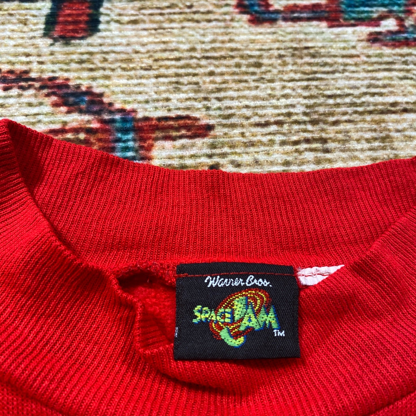 1996 Lola Bunny Space Jam mock neck sweater