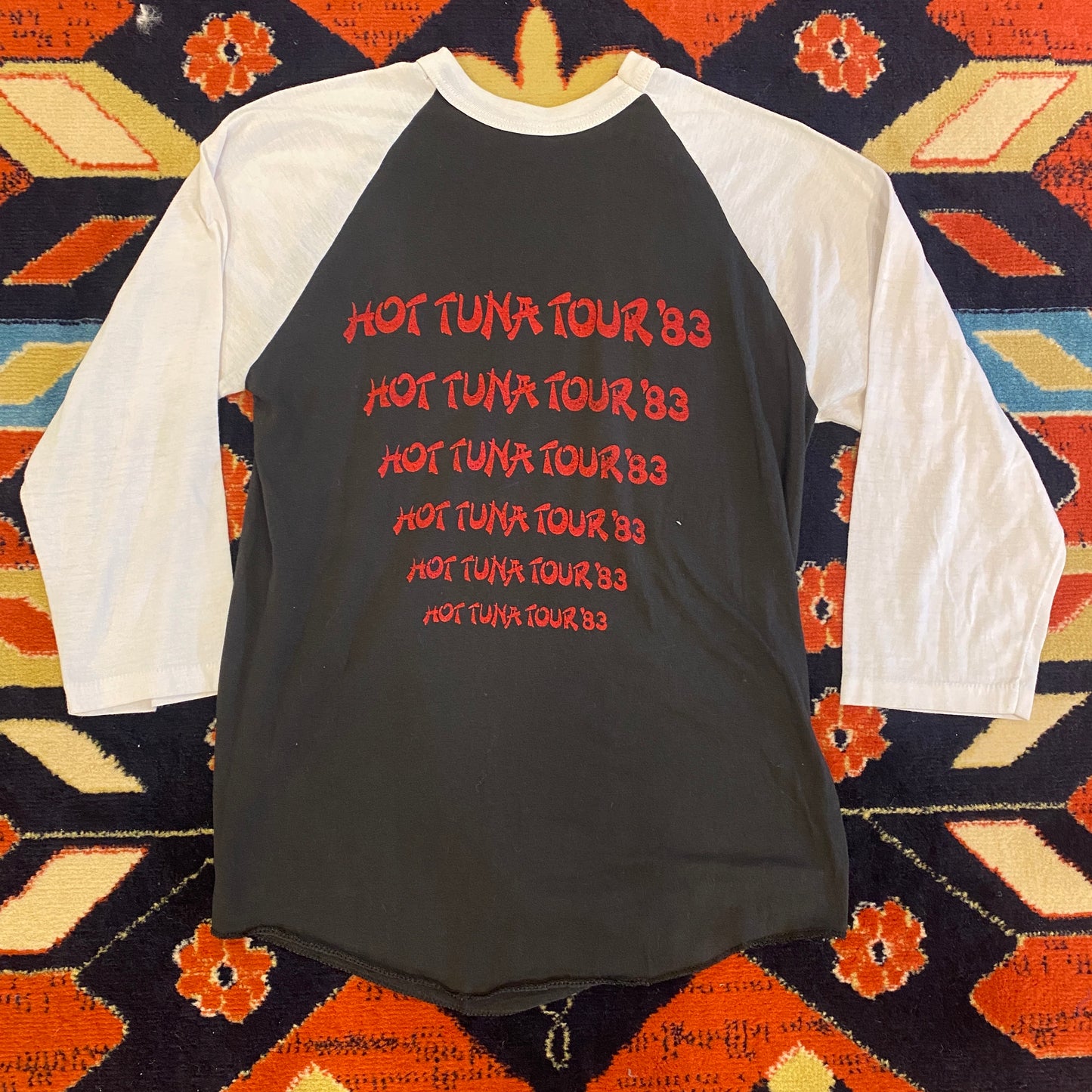 1983 Hot Tuna tour raglan