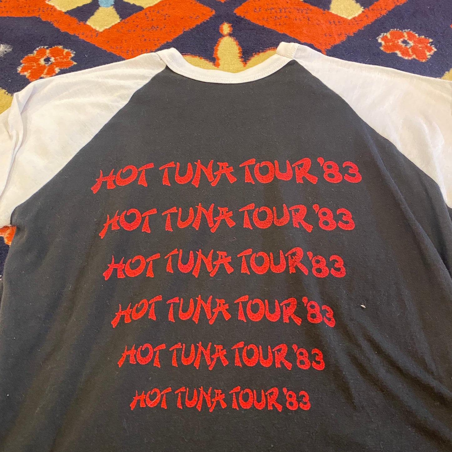 1983 Hot Tuna tour raglan