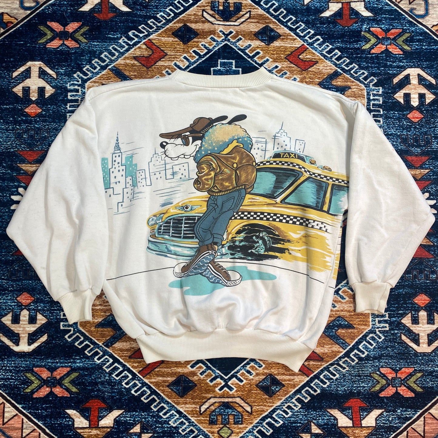 Goofy Bob Dylan crewneck sweater