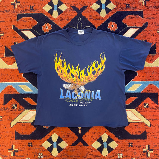 1998 Laconia Flaming Eagle Tee