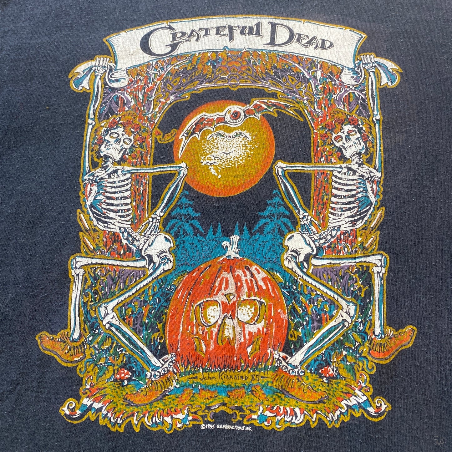 1985 Grateful Dead Fall/Winter tour halloween tee