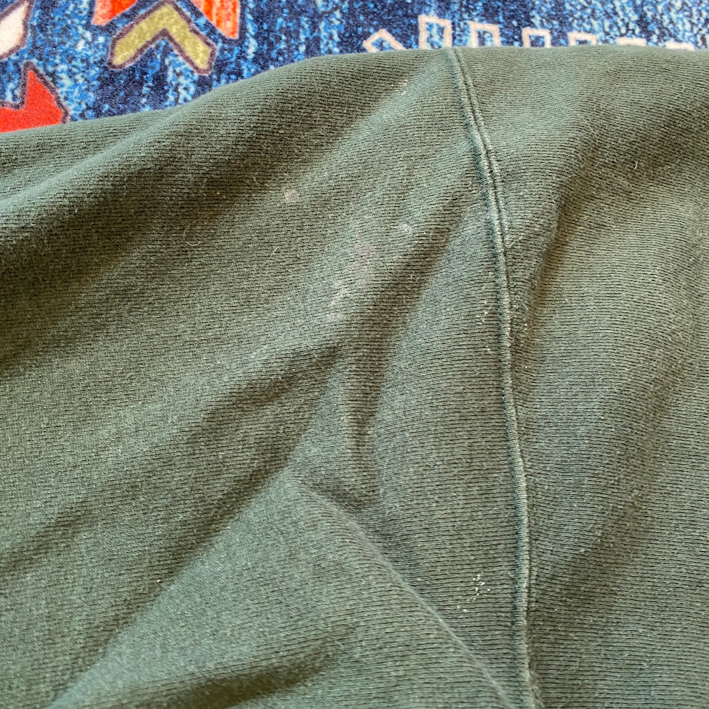 90s Champion Reverse Weave forest green blank crewneck