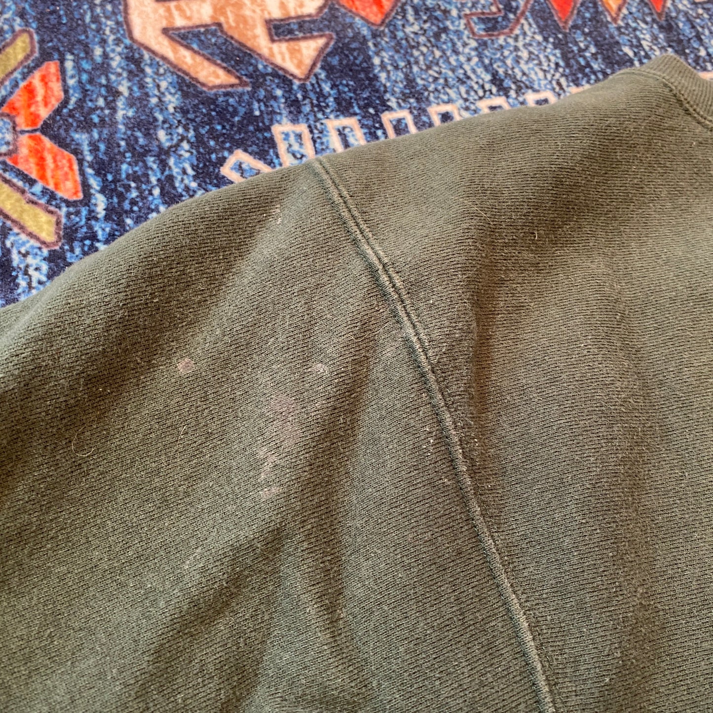 90s Champion Reverse Weave forest green blank crewneck