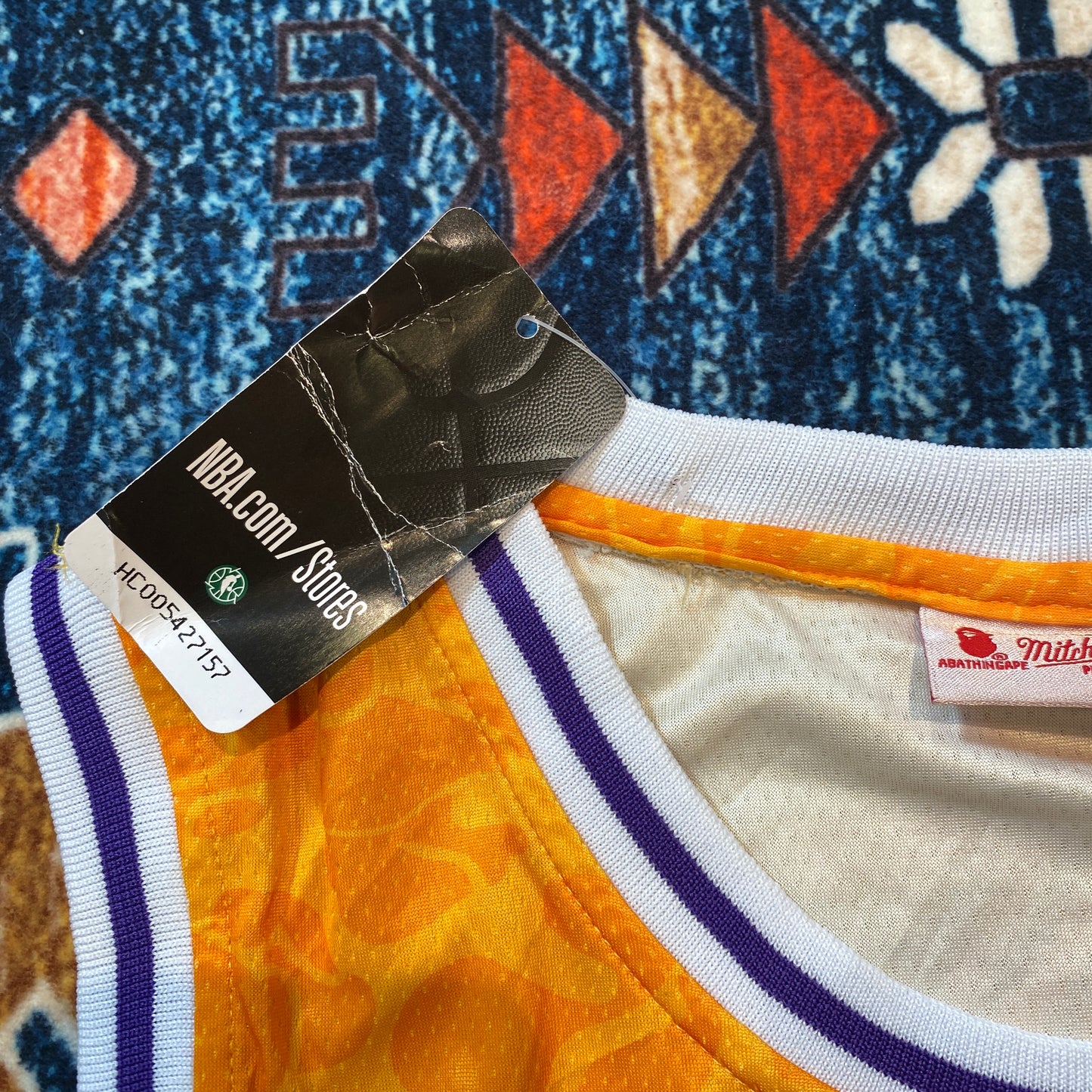 Bathing Ape x LA Lakers Mitchell & Ness jersey Deadstock NWT