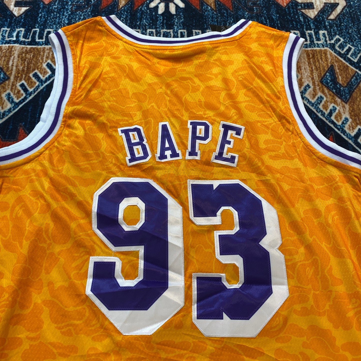 Bathing Ape x LA Lakers Mitchell & Ness jersey Deadstock NWT