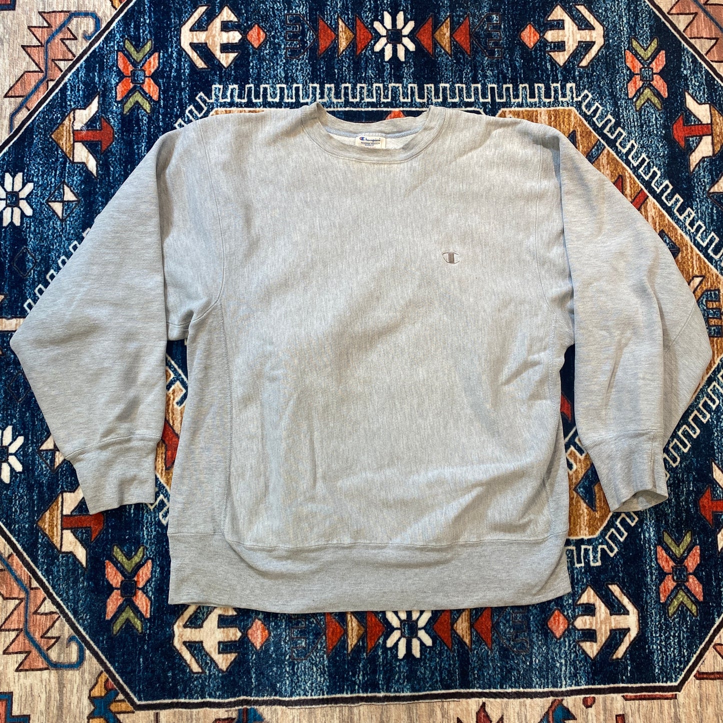 90s Champion Reverse Weave blank grey crewneck