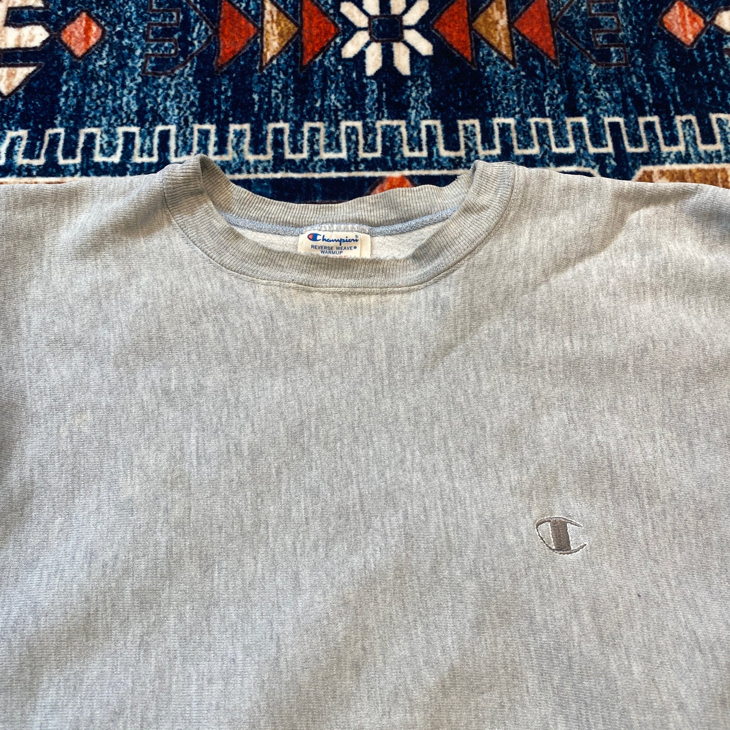 90s Champion Reverse Weave blank grey crewneck