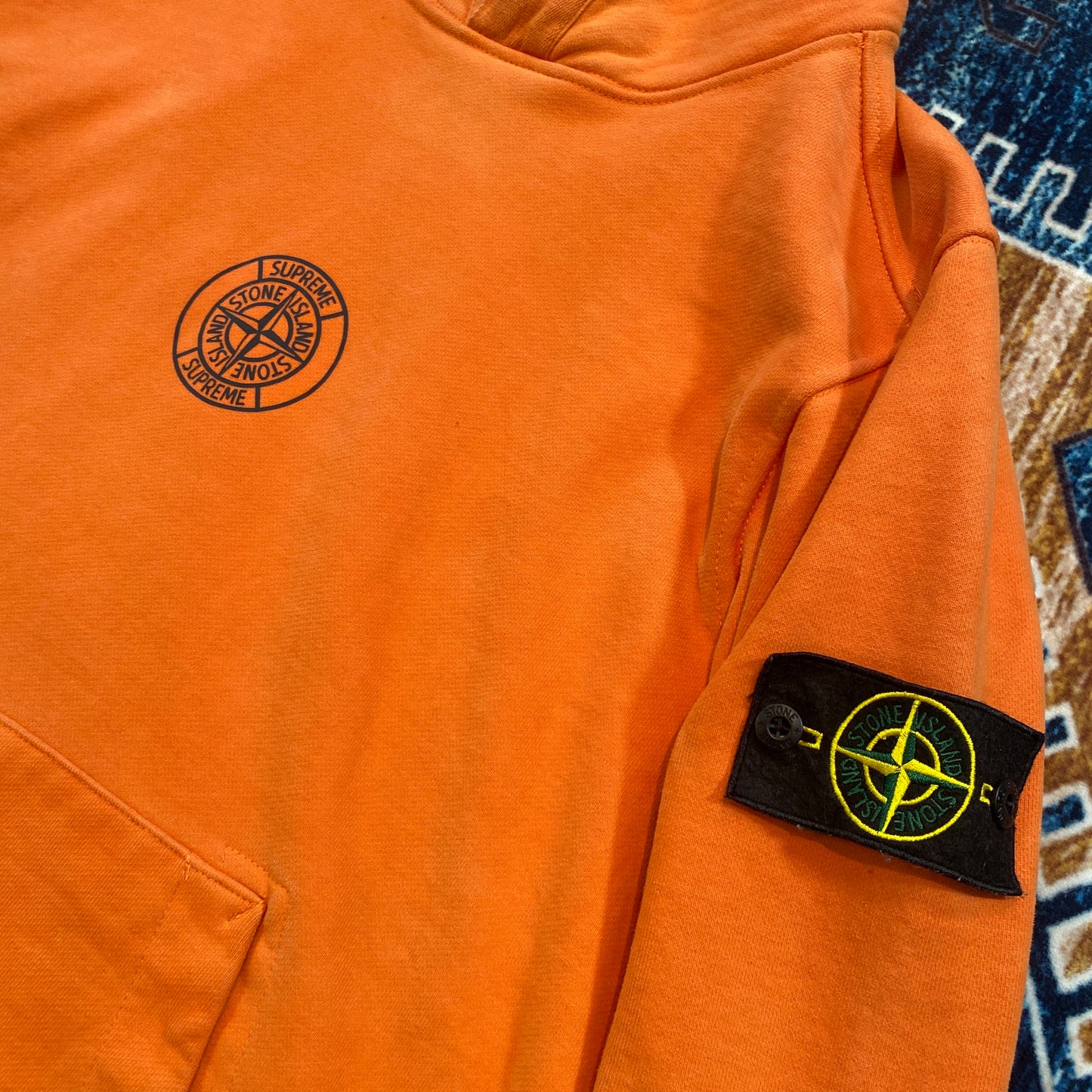 2017 Supreme x Stone Island hoodie