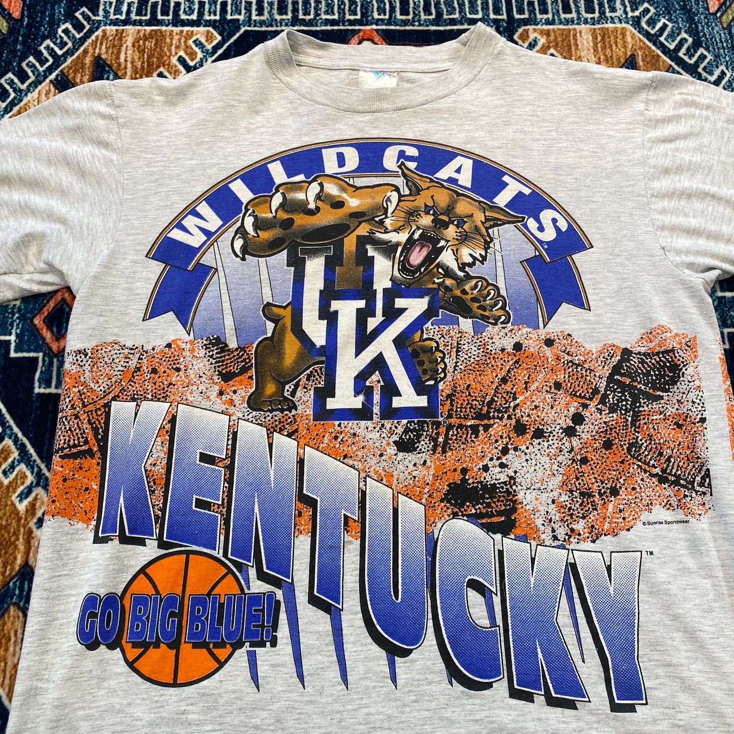 90s University of Kentucky Wildcats AOP tee