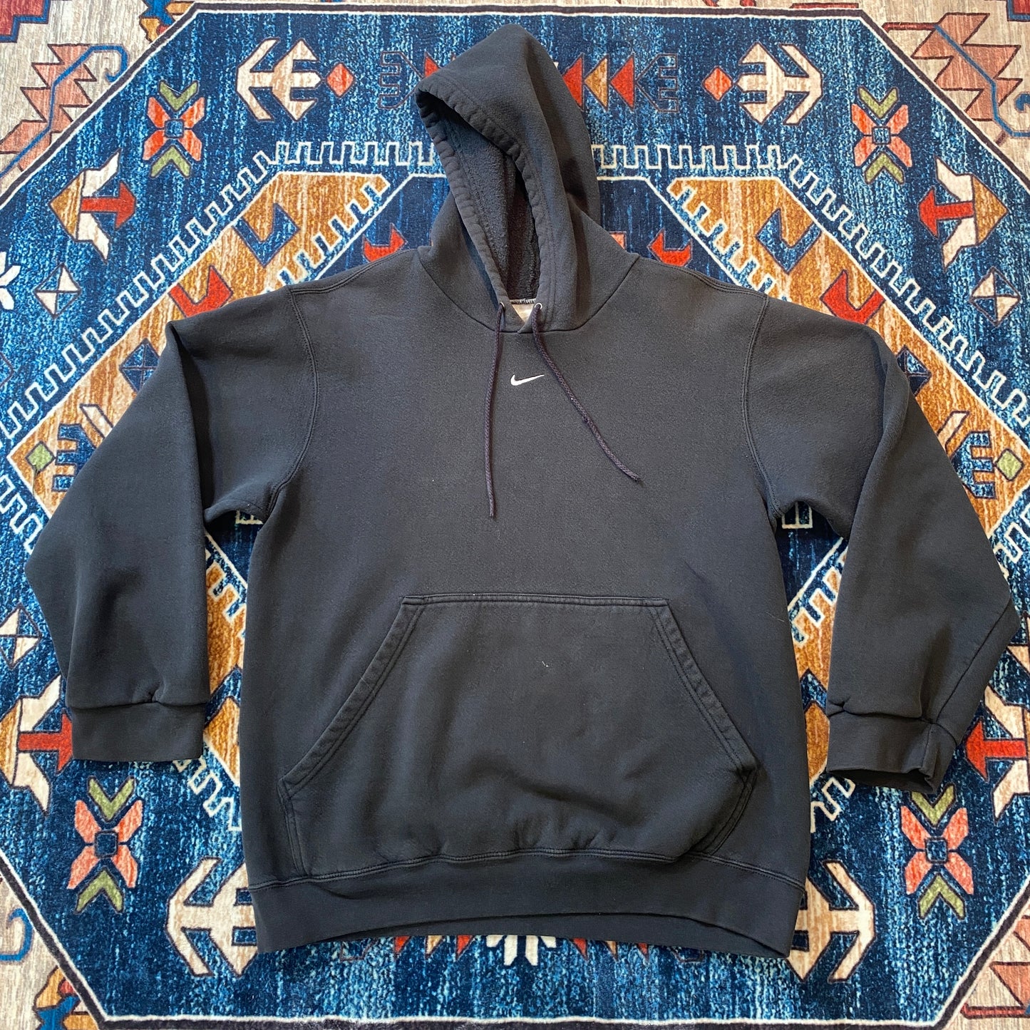 Y2K Nike Center Swoosh black hoodie