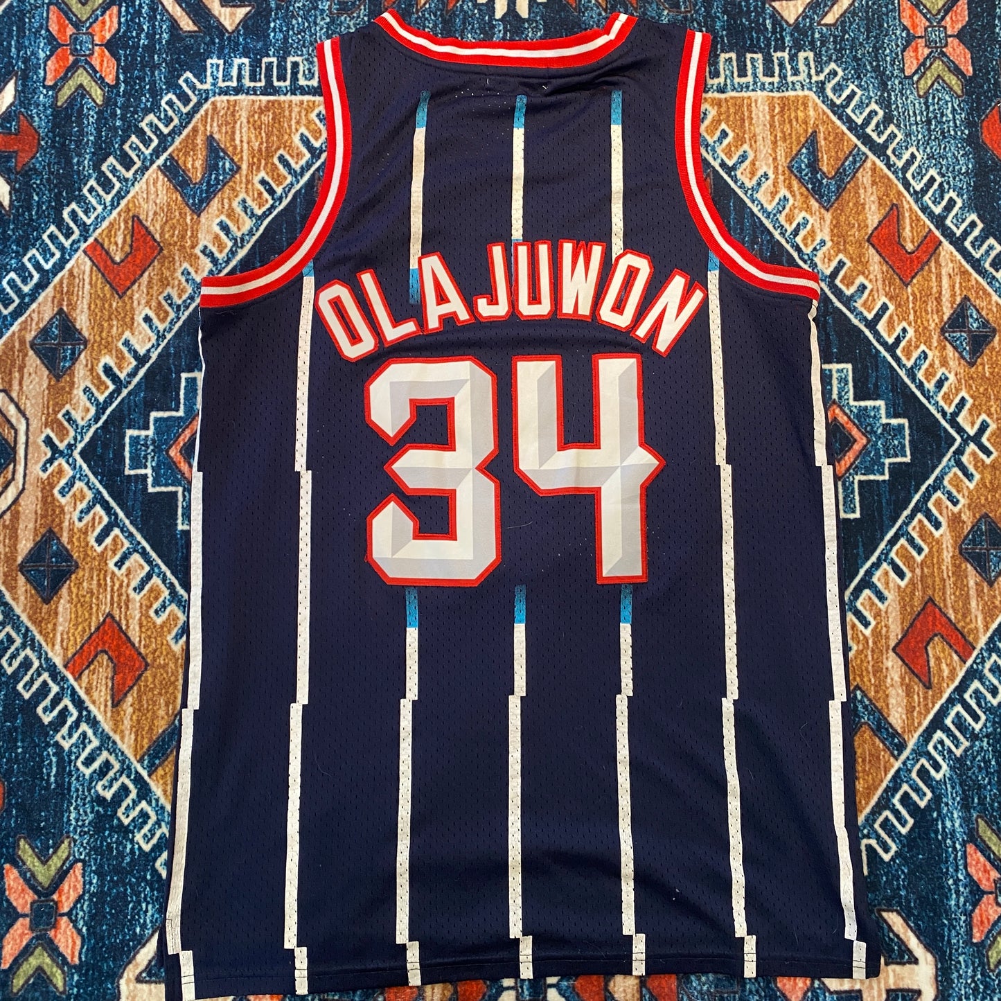 Y2K Swingman Hakeem Olajuwon Houston Rockets 1996-97 jersey