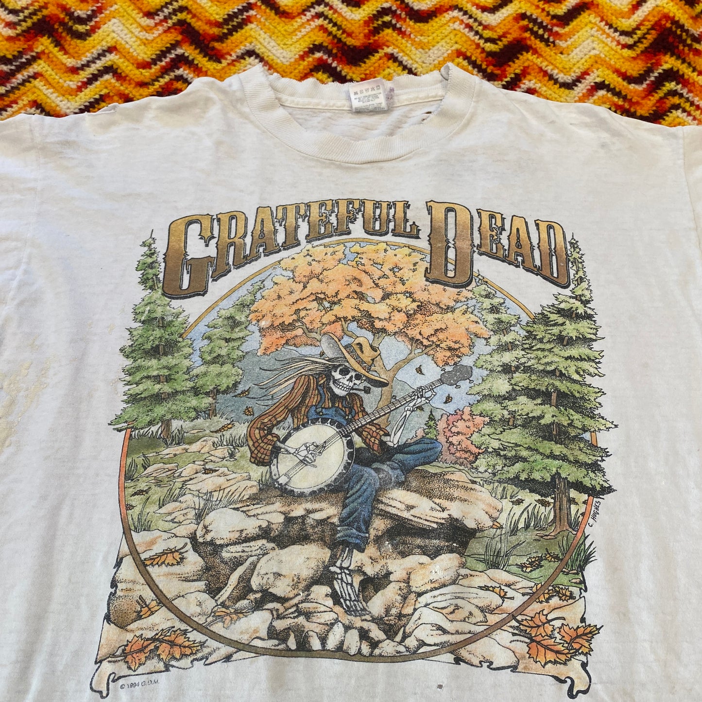 1994 Grateful Dead distressed Fall Tour tee