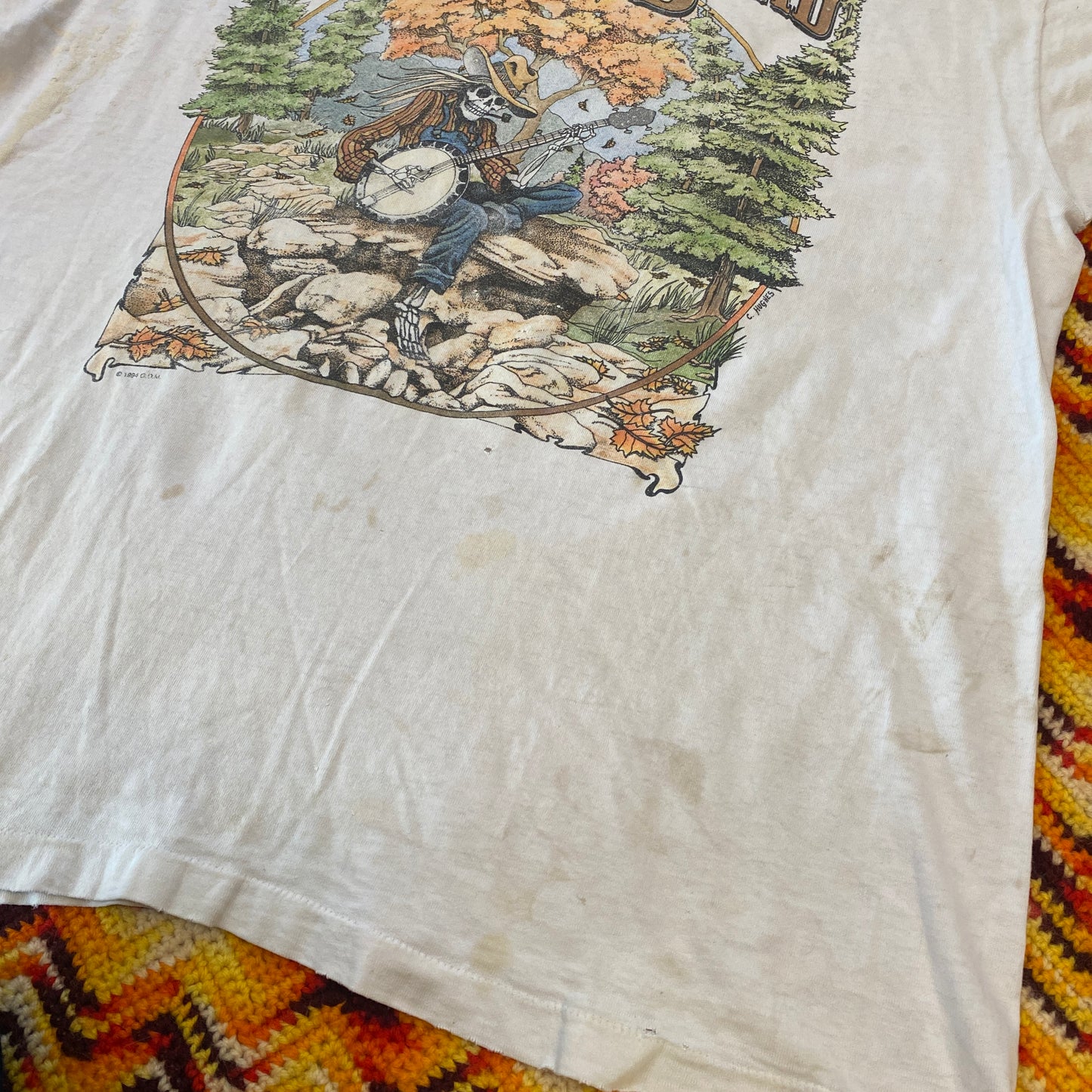 1994 Grateful Dead distressed Fall Tour tee