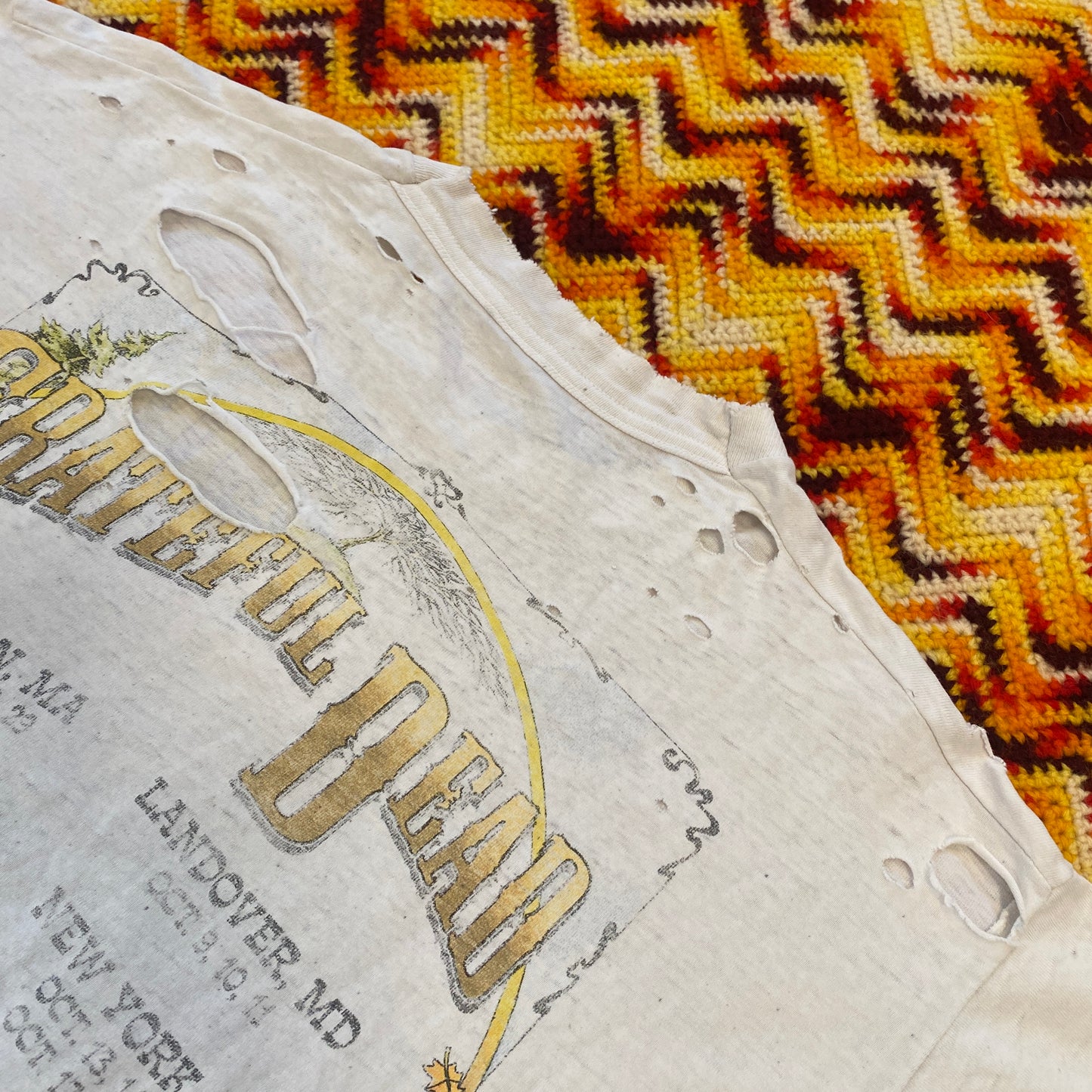 1994 Grateful Dead distressed Fall Tour tee