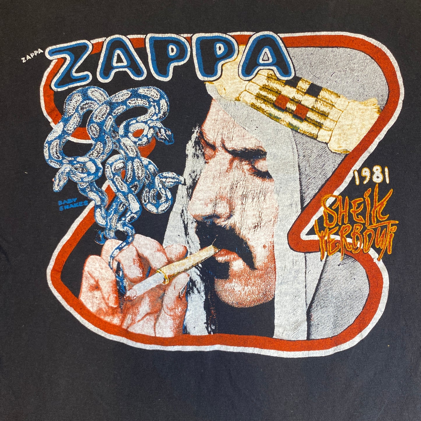1981 Frank Zappa Sheik Yerbouti Tee