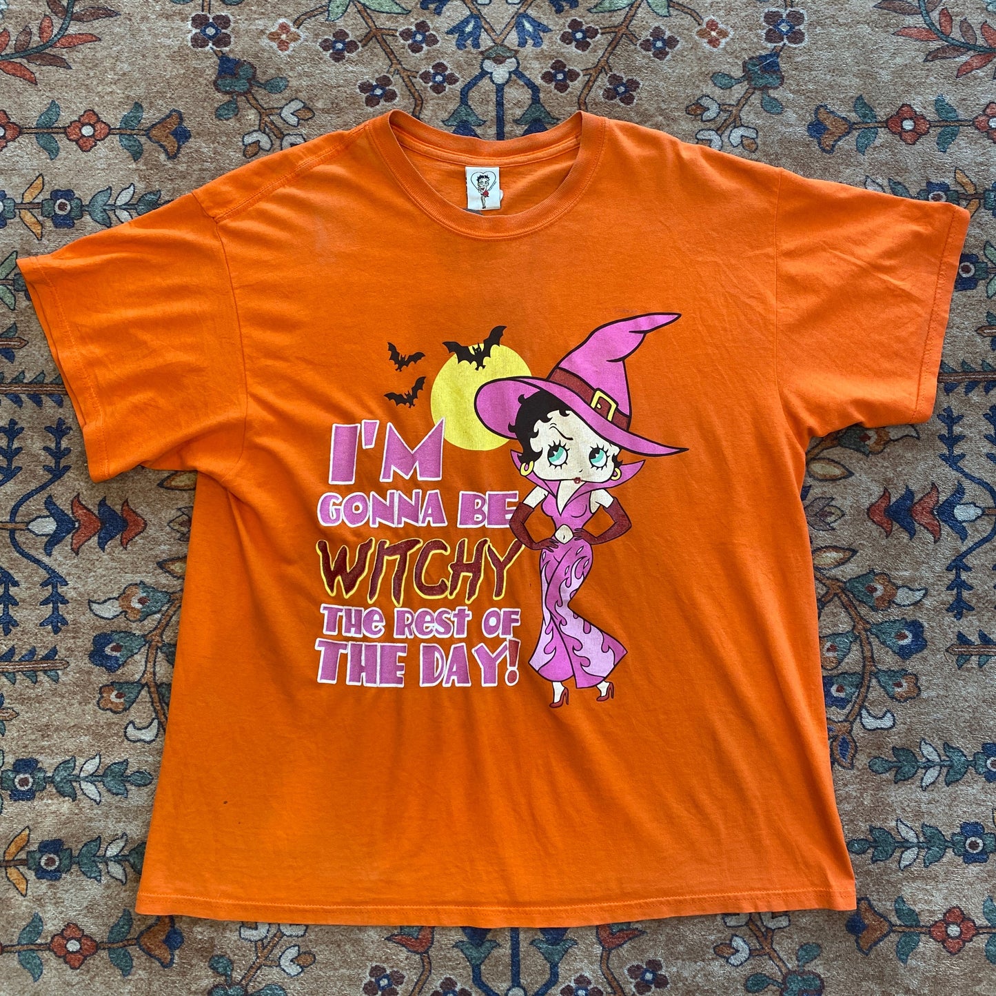 Y2K Betty Boop Witchy tee