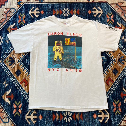 1998 Andy Warhol Baron Funds NYC Moonwalk tee