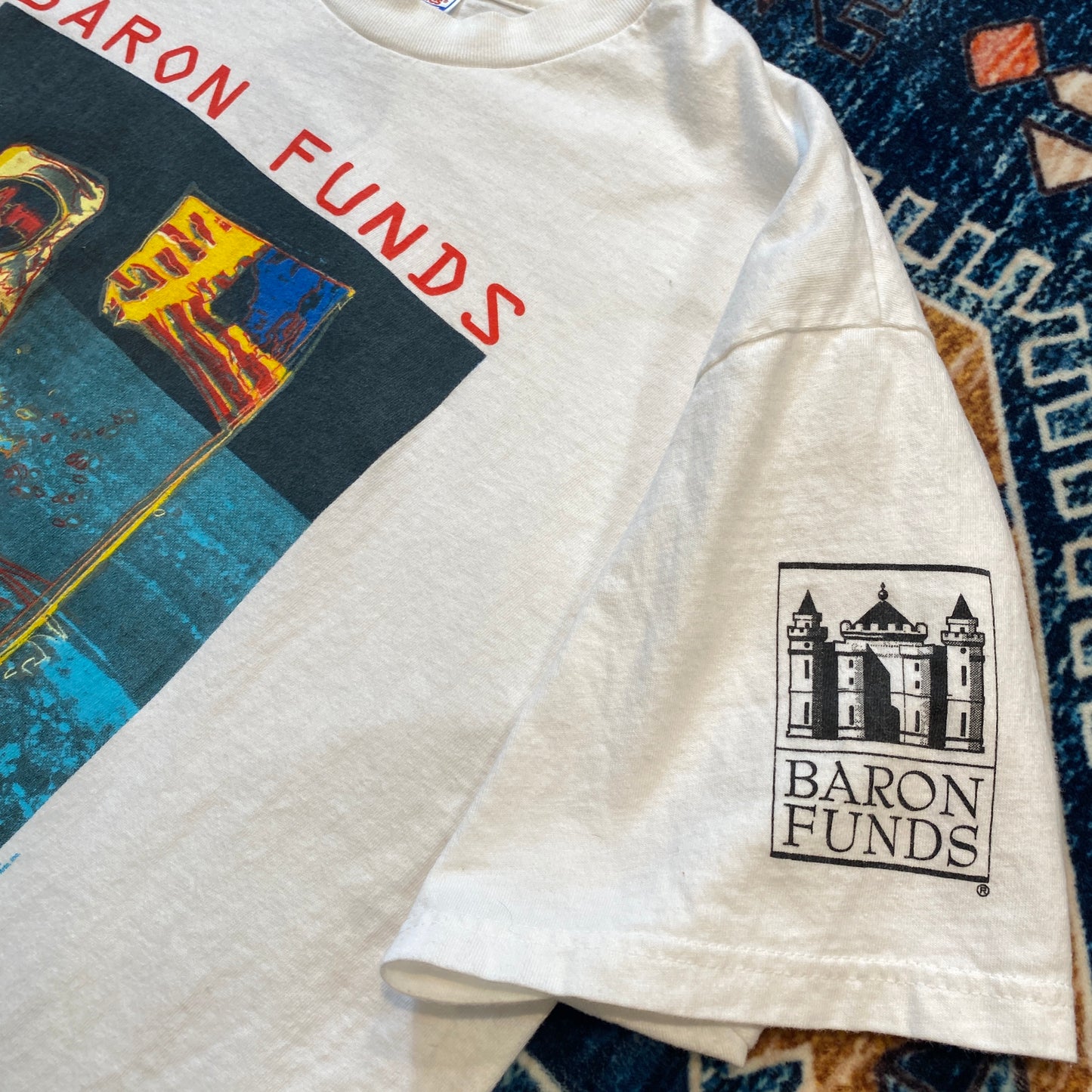 1998 Andy Warhol Baron Funds NYC Moonwalk tee